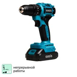 Дрель-шуруповерт аккумуляторная ударная бесщеточная Oasis ASU-18A, 18 В Li-ion 2x2 Ач
