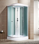 Душевая кабина River Nara Light XL  80х80 10000006221 стекло матовое, профиль матовый хром