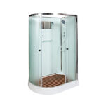 Душевая кабина AvaCan 120x90 D012R стекло матовое, профиль хром, правая