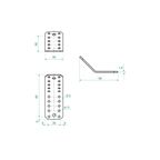 Угол крепежный 135° KUS 90x90x40x1.8
