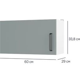 Кухонный шкаф навесной Неман 60x33.8x29 см ЛДСП цвет зеленый