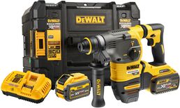Аккумуляторный перфоратор DEWALT DCH333X2, 54 В, 3.5 Дж, 4480 уд/мин, с 2 АКБ 3 Ач и ЗУ, в кейсе TSTAK (DCH333X2-QW)