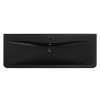 Раковина накладная BelBagno 120 см BB1200/455-LV-ART-ALR-NERO черная матовая