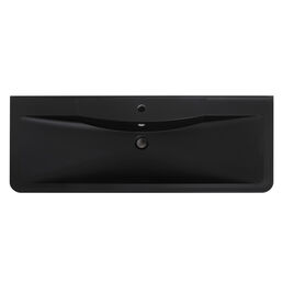 Раковина накладная BelBagno 120 см BB1200/455-LV-ART-ALR-NERO черная матовая
