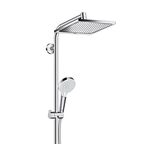 Душевая стойка Hansgrohe Crometta E 240 1jet Showerpipe Reno EcoSmart 27289000 без излива, хром