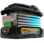 Аккумулятор DEWALT POWERSTACK DCBP518G, маслостойкий, Li-Ion, 18 В, 5 Ач (DCBP518G-XJ)