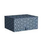 Короб для хранения Spaceo 36x16.5x28 см полиэстер цвет синий