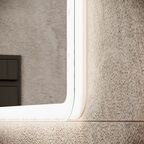 Зеркало с подсветкой Sancos Arcadia 90x70 AR900 белое