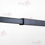 Душевая перегородка Walk In AvaCan LB100MT 100x200 стекло матовое с рисунком, профиль черный