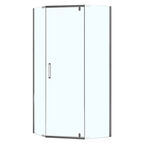 Душевой уголок Loranto 100x100 Neo CS-22108-100 стекло прозрачное, профиль серебро