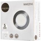 Спот встраиваемый Inspire Marzens светодиодный под отверстие 70 мм цвет черный