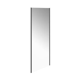 Боковая панель Kerama Marazzi Vetro 100х195 VE.100.FP.BLK.M стекло прозрачное, профиль матовый черный