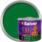 Грунт-эмаль по ржавчине 3 в 1 Saiver гладкая цвет зеленый 1.8 кг
