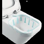 Унитаз приставной Ideal Standard Tonic II Aquablade K317301 с крышкой