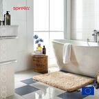 Коврик для ванной 55x65см Spirella Gobi, натуральный