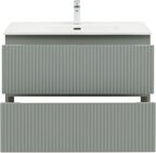 Мебель для ванной комнаты Aquanet Джейн (Flat) 91 см 00335435 подвесная, мисти грин