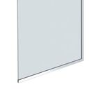 Ширма на ванну Mebelvann 70x130 см прозрачное стекло профиль хром