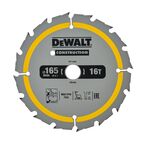 Диск пильный по дереву DEWALT CONSTRUCTION, 165х20х1 мм (DT1948-QZ)