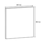Фасад для кухонного ящика Инта 39.7x38.1 см Delinia ID МДФ цвет белый