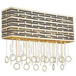 Плетеный настенный светильник W4930.3 gold&black Lucia Tucci Perso
