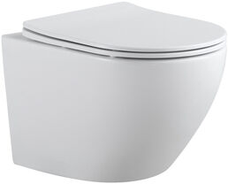Унитаз подвесной Aquanet Cetus 2.0 W безободковый, с микролифт