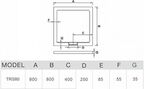 Душевой поддон WeltWasser WW TR TRS80