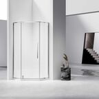 Душевой уголок Vincea Slim-N 100x100 VSP-4SN100CL стекло прозрачное, профиль хром
