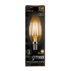 Gauss LED Filament Candle E14 5W 2700К 1/10/50