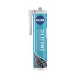Герметик нейтральный силиконовый KESTO SILICONE 00, прозрачный, 310 мл.