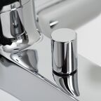 Смеситель для ванны и душа Wasserkraft Rhin 4401 с душевой лейкой, хром