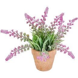 Искусственное растение 12x12 см фиолетовый ПВХ