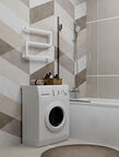 Полотенцесушитель электрический Indigo Sparta 50x40 DGS40-50WMRt  белый матовый