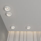Светильник встраиваемый GU10 белый 9 Вт IP44 Novotech Spot (370781)