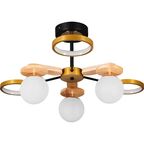 Люстра потолочная светодиодная Arte Lamp Carmela с пультом управления 20 м² регулируемый белый свет цвет черный