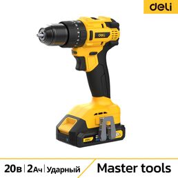 Аккумуляторная ударная дрель шуруповерт DELI DC150 168771