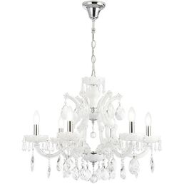 Подвесная люстра Crystal Lux BLANCA re SP6 подсвечник с подвесками