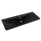 Раковина накладная BelBagno 120 см BB1200/455-LV-ART-ALR-NERO черная матовая