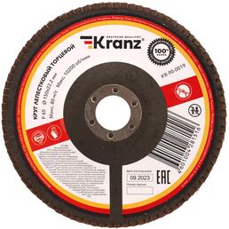 Круг лепестковый торцевой Kranz P60 150x22.2 мм