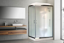 Душевая кабина Royal Bath 120х80 RB 8120HP6-WC-CH  R стекло рифленое, профиль хром