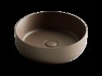 Раковина накладная Ceramica Nova Element CN6022MDB темно-коричневая матовая