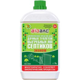 Биологическое средство для дачных туалетов и септических систем БиоБак BB-V600