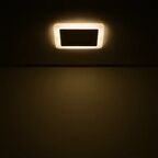 Светильник встраиваемый Gauss Backlight BL120 квадратный 3 и 3 Вт свет тёплый белый