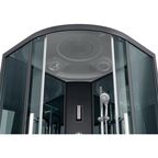 Душевая кабина Erlit Eclipse 100x100 ER5710TP-C24-RUS стекло тонированное, профиль черный
