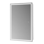 Зеркальный шкаф с подсветкой BelBagno 50x80 SPC-GRT-500/800-1A-LED-TCH белый