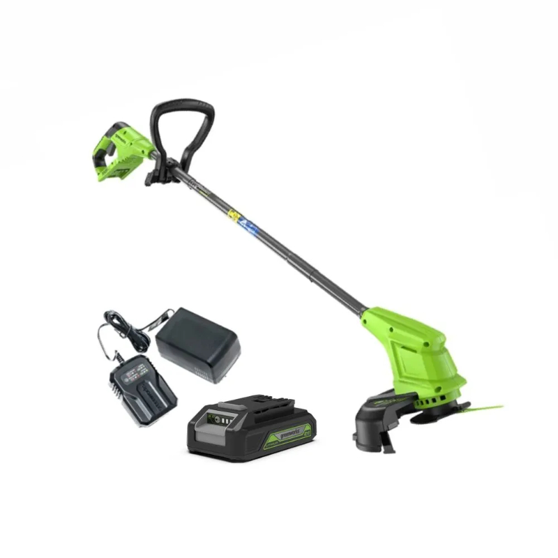 Триммер аккумуляторный Greenworks 2113307SA, с 1хАКБ 2Ач и ЗУ