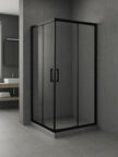 Душевой уголок Royal Bath 85х85 RB HPD-T-BL стекло прозрачное, профиль черный