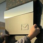 Почтовый ящик с замком металлический, нержавеющая сталь, 1 секц. 270 мм х 350 мм, темно-коричневый