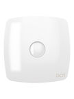 Вентилятор осевой DiCiTi Rio 4C с обратным клапаном 170х170 мм d100 мм белый