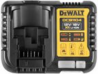 Набор DEWALT: 2 АКБ DCBP518, Li-Ion, 18 В, 5 Ач и зарядное устройство DCB1104, 12/18 В, 4 А (DCB1104H2-QW)