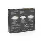 Светильник встраиваемый Gauss Backlight BL122 квадратный 6 и 3 Вт свет тёплый белый